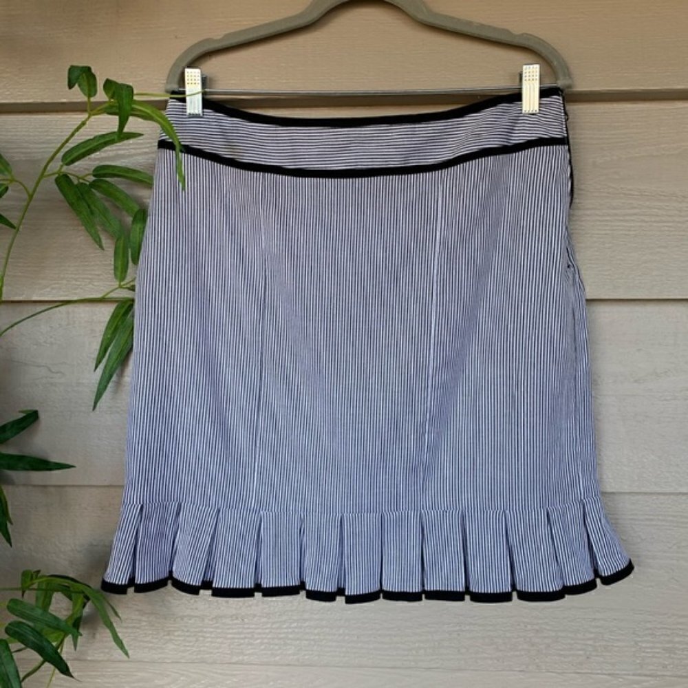 🎉Larry Levine Black & White Striped Skirt - Picture 5 of 5